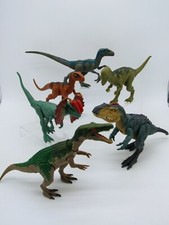 Jurassic Park World Dinosaur Figure Lot 6 - Velociraptor, Dilophosaurus  More