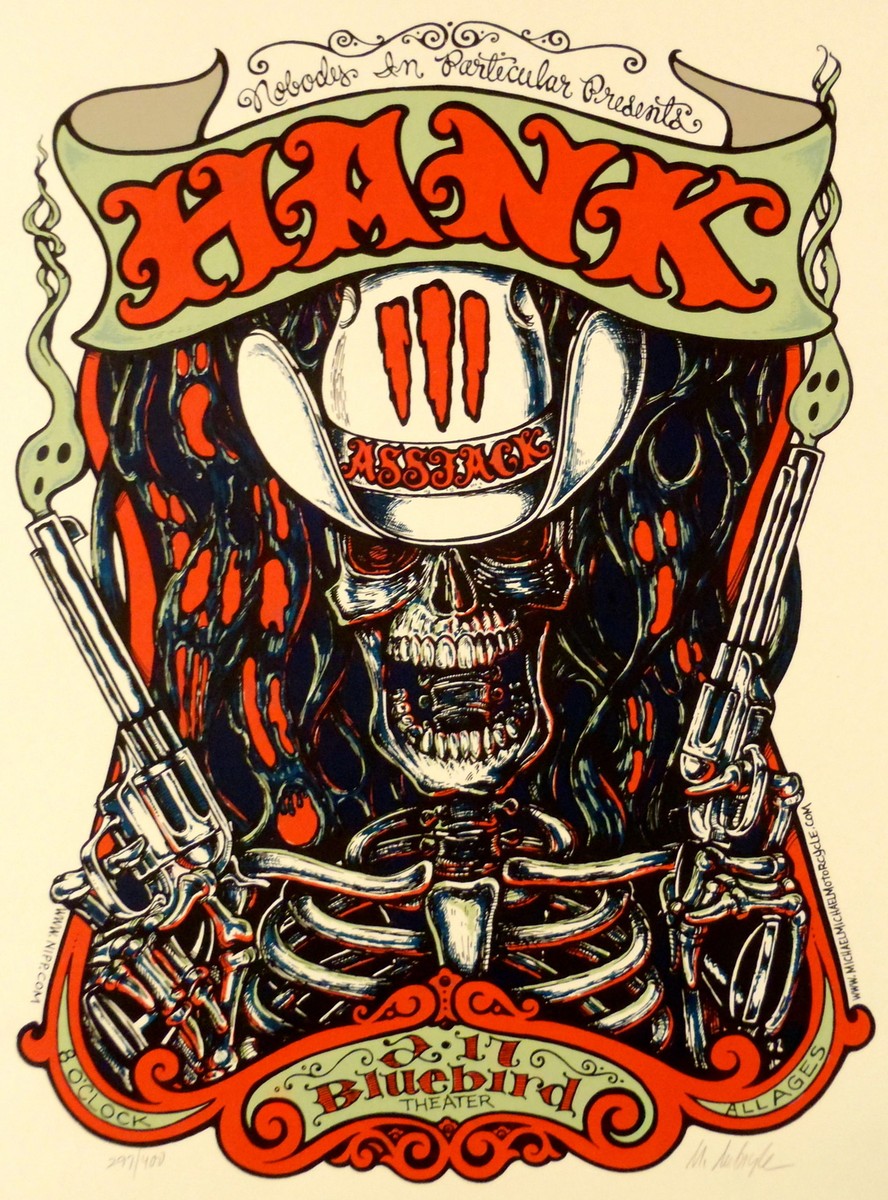 Buy Hank Williams III Concert Poster Denver 2005