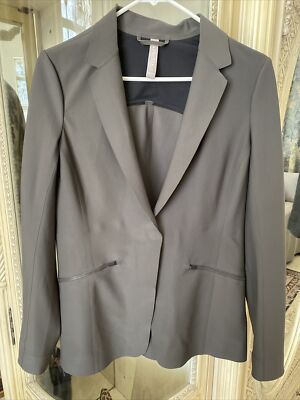 Athleta Cosmic Blazer Jacket Green Fitted Travel Women's SZ