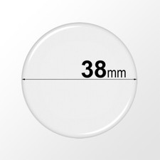 38mm Round Clear Epoxy Stickers - Self Adhesive Circle Resin Domes, Dots, Seals