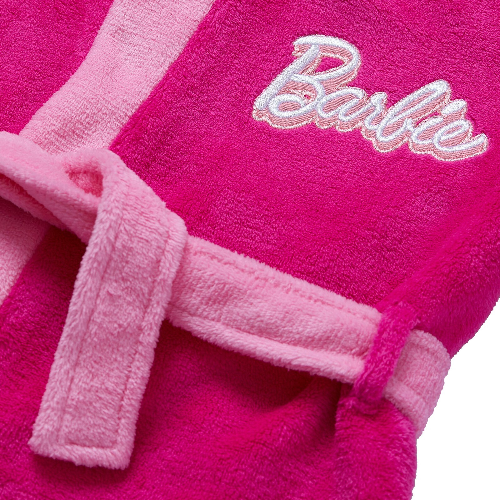 Barbie Dressing Gown Pyjamas Set Kids Girls 3 4 5 6 7 8 9 10 Years PJs Hooded image 5
