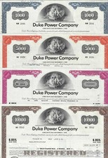 Duke Power Company, Anleihen due 1978, US-Energieunternehmen, heute: Duke Energy