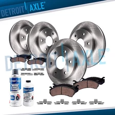 Front & Rear Disc Brake Rotors Ceramic Pads for 2003 Dodge Durango 4.7l 5.9l