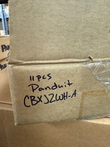 Panduit CBXJ2WH-A Mini-Com 2-Module Surface Mount Box White Box of 11 - Afbeelding 2 van 2