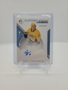 2018-19 SP AUTHENTIC FUTURE WATCH ROOKIE AUTO EELI TOLVANEN /999