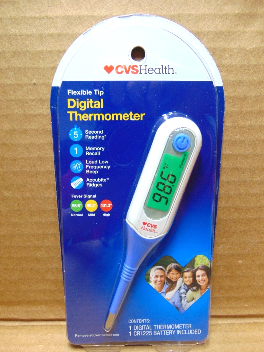 CVS HEALTH RIGID Tip Digital Thermometer With 30 Second, 45 OFF
