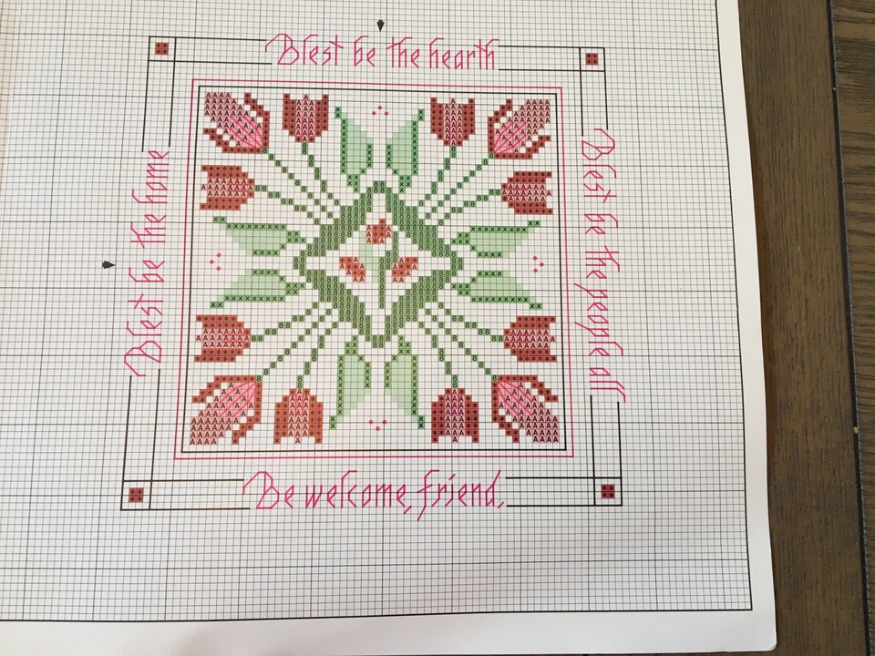 set of 2 Your welcome and Be welcome friend cross stitch booklets - Image 4 of 4