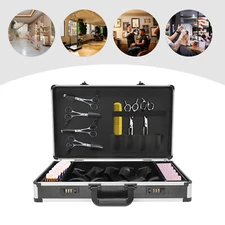 Barber Carrying Case Handbag Box For Scissors Clipper Trimmers Suitcase USA