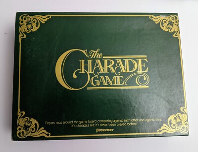 Vintage The Charade Game Cards by Pressman - Classic Party Game 1985