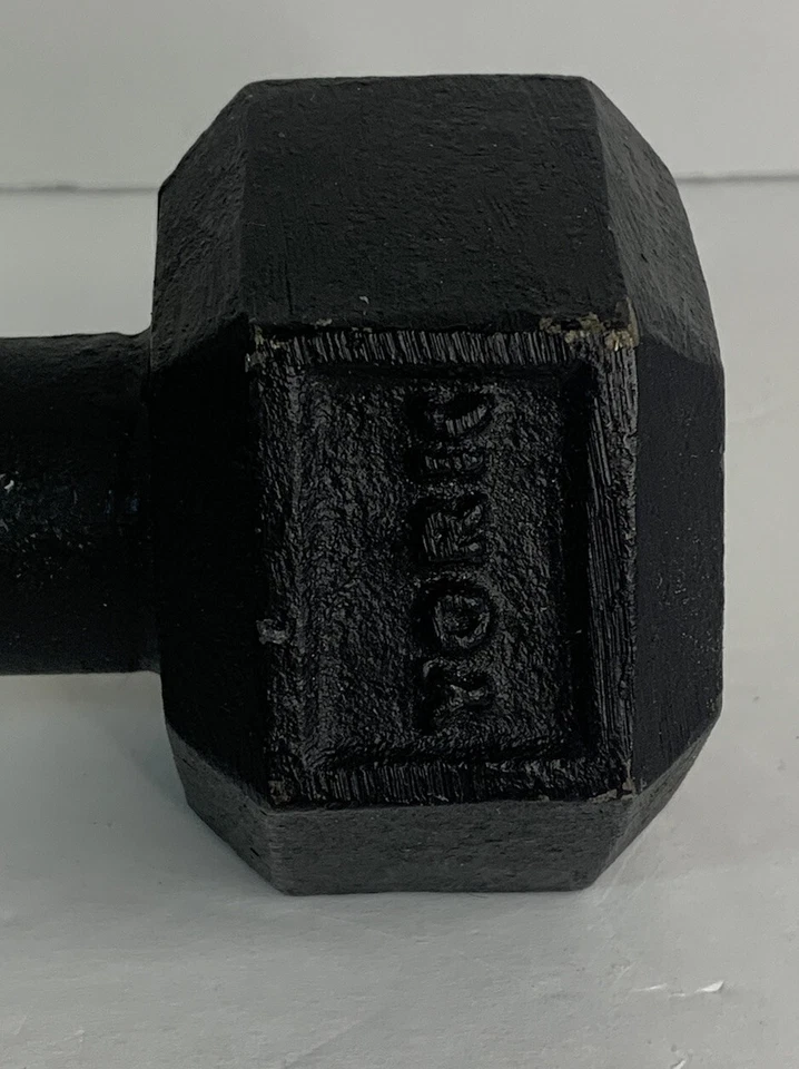 Par de mancuernas hexagonales de hierro fundido York de colección de 5 lb - 10 libras en total - ejercicio Foto 3 de 4