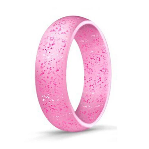 Schwarz Silikon Ring Gummi Ehering flexibel für Männer Training Männer Lifestyle - Bild 24 von 46