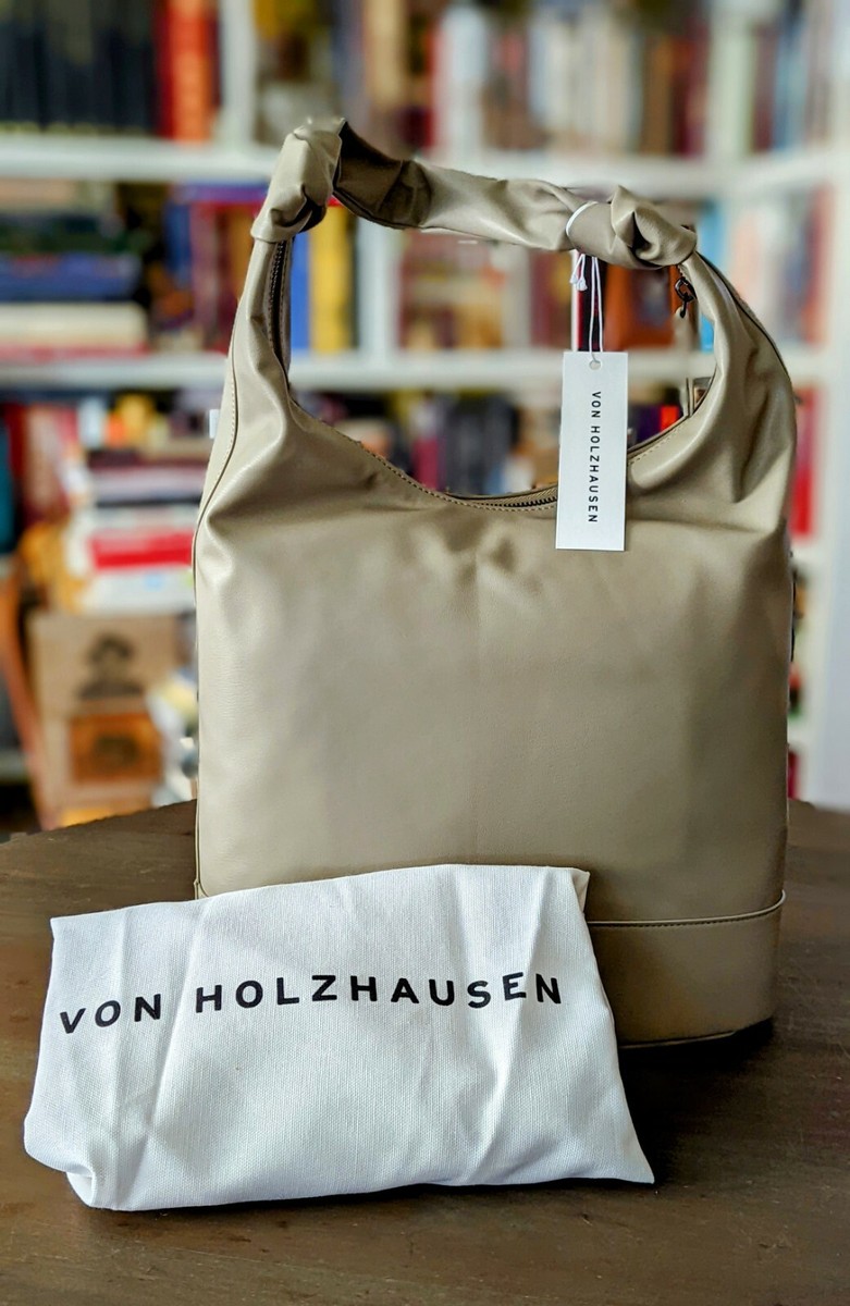 注目ブランド♪ ◆von Holzhausen◆ the knotted hobo Von Holzhausen Stone Knotted Hobo bag purse tote luxury
