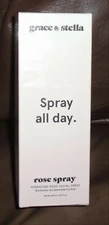 GRACE AND STELLA ROSE SPRAY Facial Spray All Day NIB Full Size 8.11oz 