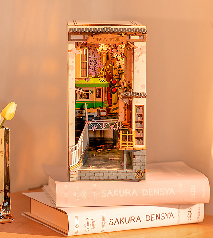 Diy Book Nook Kit - Miniature Doll House With Led Light & 3D Wooden Bookshelf - Handmade Gift | Philippines