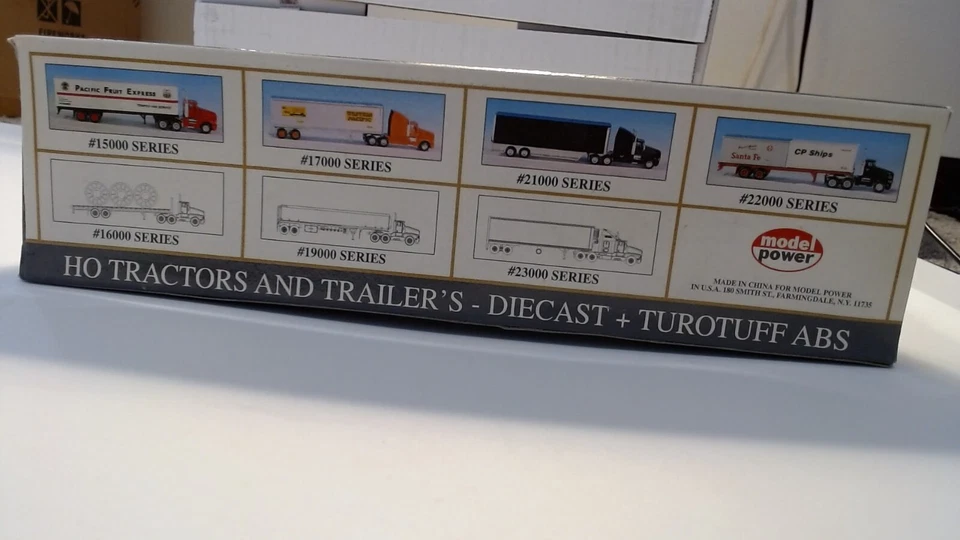 Modelo Power escala 1:87 U.S. Mail SH tractor con 2 contenedores de 20' azul China Foto 4 de 4