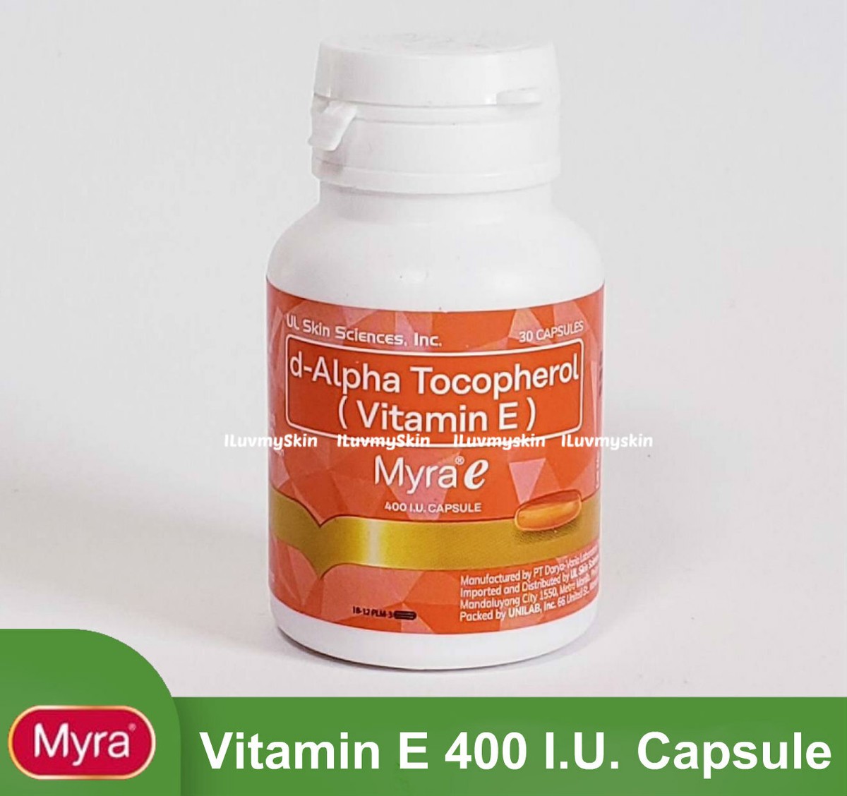Myra E (Vitamin E) 400 IU Capsule (30 Capsules) | eBay