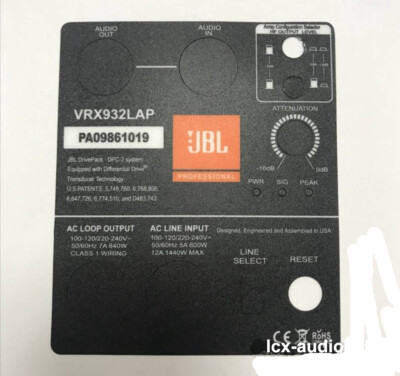 4Pcs JBL Replacement VRX932Lap Sticker Badge Logo Speaker