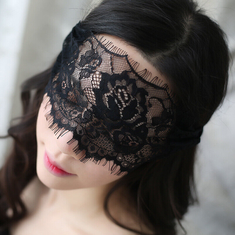 White Lace Blindfold Mask/ Sexy Eye Mask/ Kinky/ Seductive/ 