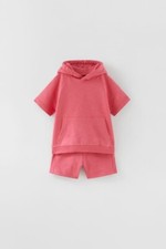 ZARA NWT set jogging plain short size 12-18 months