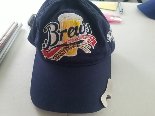 Disney Epcot Food & Wine Festival 2015 Brews Around The World Hat Bottle Opener
