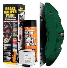 suits VOLVO / SAAB (ET-KIT) DARK GREEN Brake Caliper Paint Brush On KIT+gloves