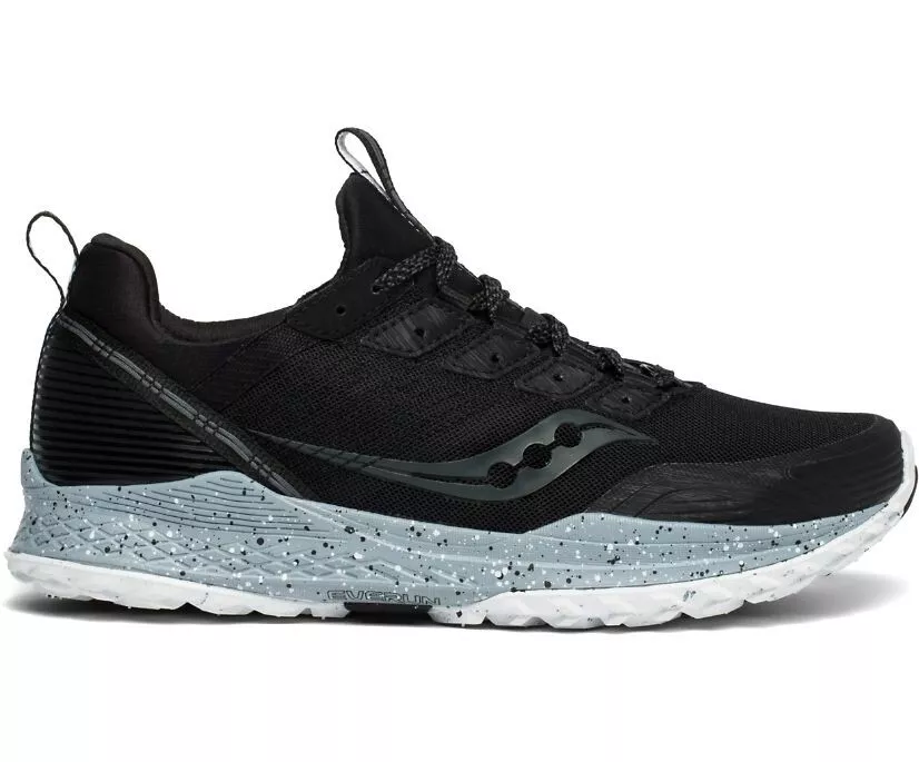 Saucony Men s Mad River TR Trail Running Shoe Black Baby Blue