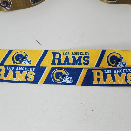 Lot of 6 St Louis Los Angeles Rams Official NFL Lanyards Keychains Wincraft - Picture 15 of 20