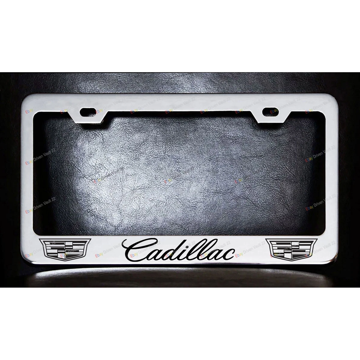 IPick Image For Cadillac XT6 In 3D On Mirror Chrome Metal License Plate Frame, Frames - Canada - Foto 11