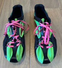 Brooks Track and Field Spikes Black/Green/Pink Unisex Size 7