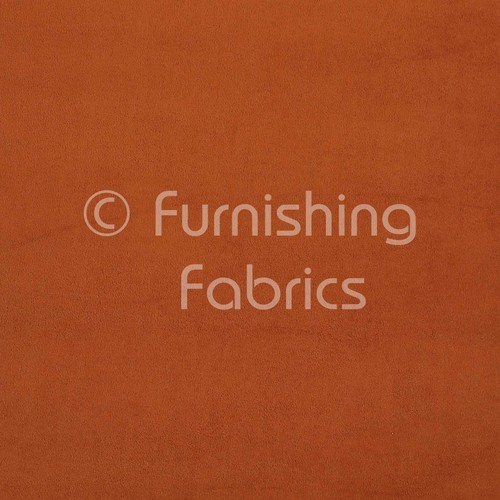 10 metros de telas de tapicería de muebles de terciopelo naranja mate con textura suave de felpa - Imagen 4 de 4
