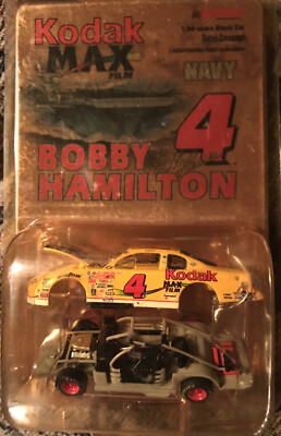 2000 BOBBY HAMILTON #4 Kodak Max Armed Forces Navy Total Concept Car Action 1:64