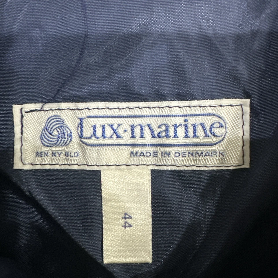 Falda a cuadros de lana marina Lux 44 Foto 3 de 4