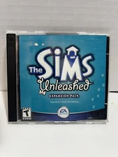 The Sims Unleashed Expansion Pack PC CD-ROM 2 Disc Video Game EA Games Code