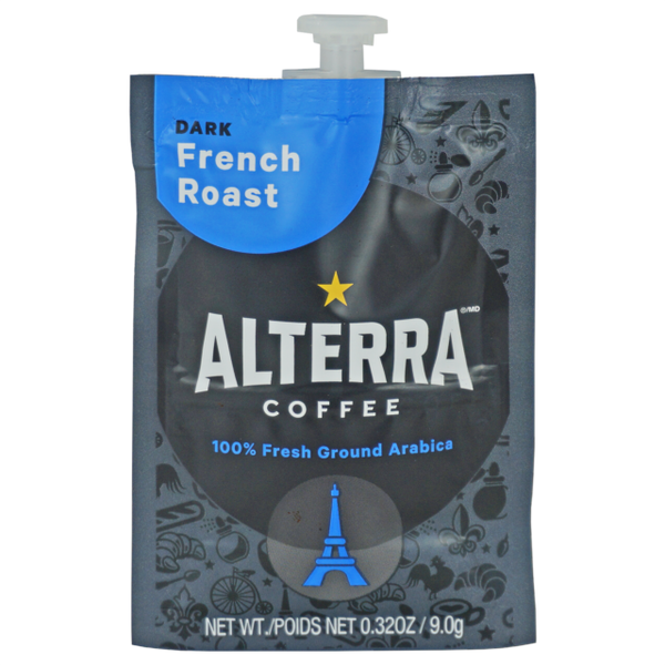 Alterra Coffee 100 Fresh Ground Arabica Dark French Roast 60 Packets
