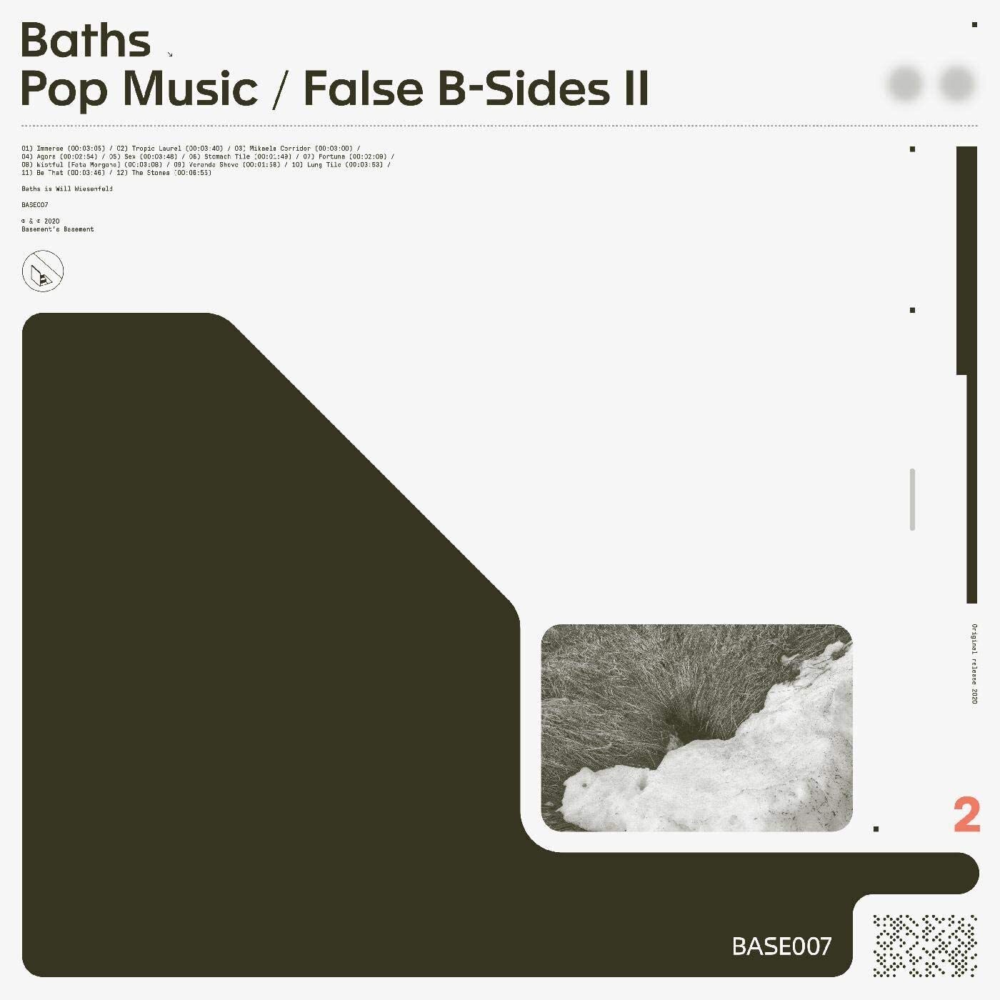 Baths Pop Music/False B-sides II (Vinyl LP) 12" Album