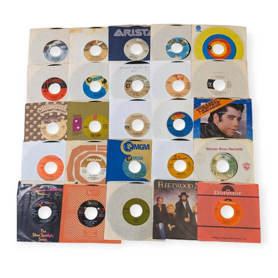 lot of 45+ 70s Pop Soul Disco 45rpm Fleetwood Mac Bobby Bloom Johnny Nash & More Foto 2 de 4