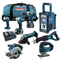 Makita 18V Lxt Akku Werkzeug Set +DTW251 Rfe Schlagschrauber +Djv180Z Y1J 12Tlg.