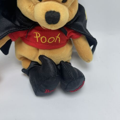 Disney Store Vintage 2000 Winnie Pooh Mini Borsa Fagioli Strega Pooh Costume Halloween - Foto 3 di 5