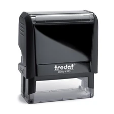 Custom Self Inking Rubber Stamp 4 line address Stamp Trodat 4913 - 7/8" x 2-3/8"