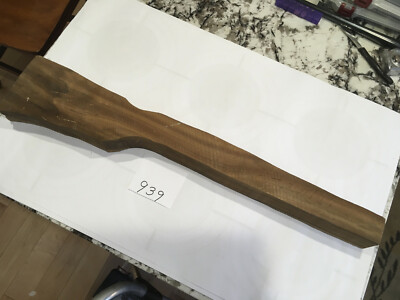 Walnut slab for rifle stock.