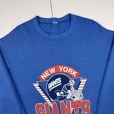 NIKE 80's ビンテージ NEW YORK GIANTS スウェットシャツ Vintage 80's New York Giants Sweatshirt Blue Men's Large