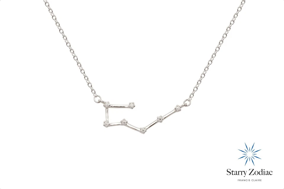 Collar Zodiaco Tauro - Plateado Rodio y Moissanita - Dale sus estrellas Nuevo en caja Foto 2 de 4