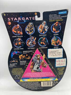 Vintage Stargate HORUS Attack Pilot Toy Action Figure Complete MOC