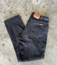 Vintage 90s Dickies Branders Black Jeans Mens Size 36x32 actual 35x31.5