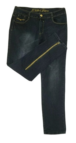 Curvy Stretch Fit Sraight Leg Mid Rise 