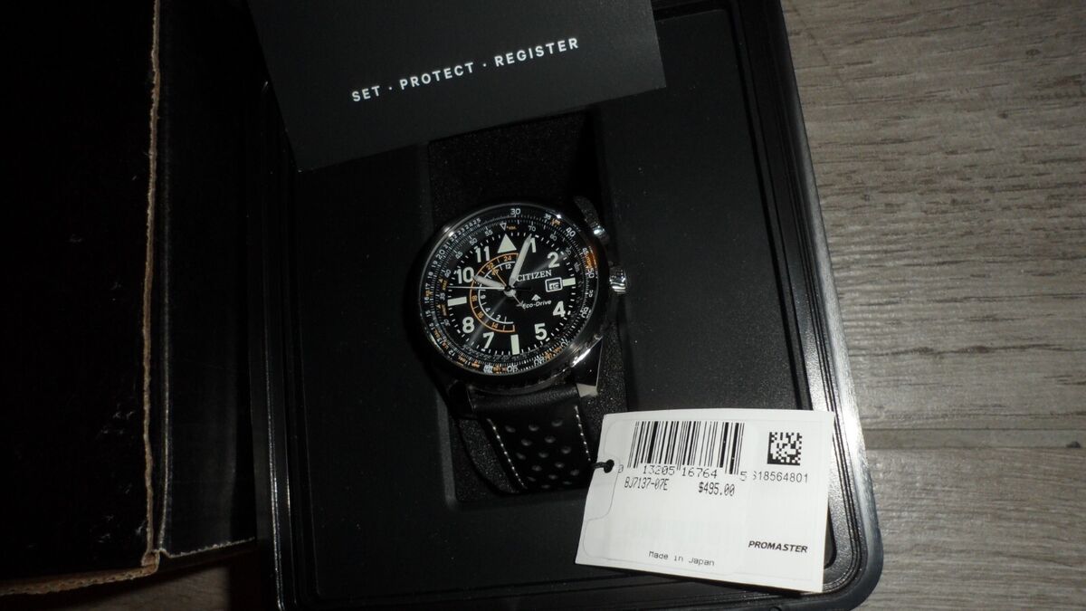 Citizen Eco-Drive Promaster Nighthawk Quartz Leather Band Citizen Eco-Drive Promaster Nighthawk Quartz Leather Band