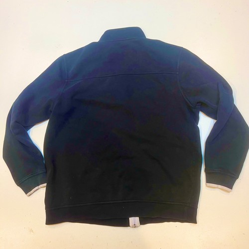 PUMA Full Zip Fleece Jacket Navy Blue. Sz XL Cotton Blend. Embroidered Warn Cell - Picture 2 of 8
