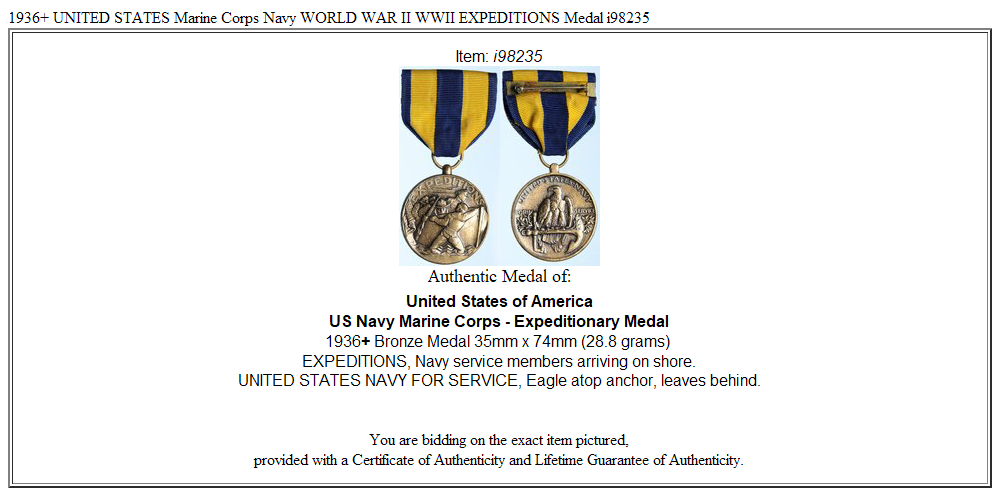 1936+ UNITED STATES Marine Corps Navy WORLD WAR II WWII
