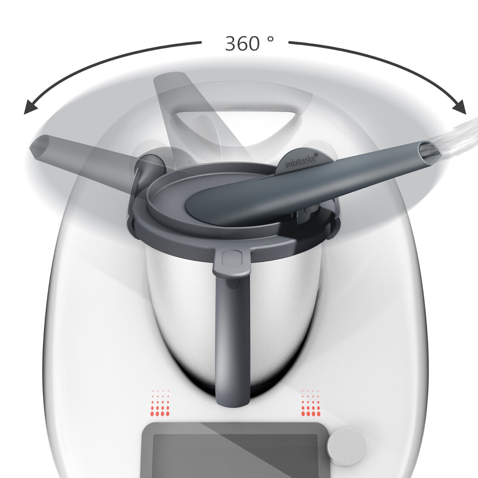 Accessoire inverseur de vapeur MixTaste Thermomix TM5 TM6 buse déviation silicone