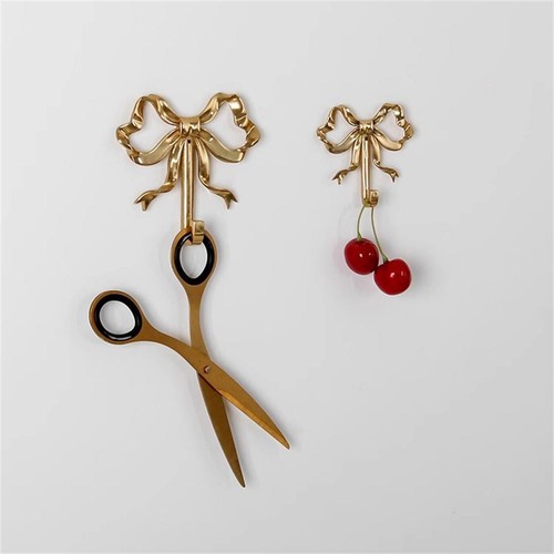 Bowknot Hook for Wall Bowknot Brass Hook Wall Hook for Hanging Coat Hat To D0P1 - Picture 13 of 24